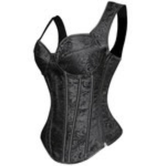 Unbranded Other - Gothic Bustier Corset Set Costume Steampunk Burlesque 2XXL NWOT